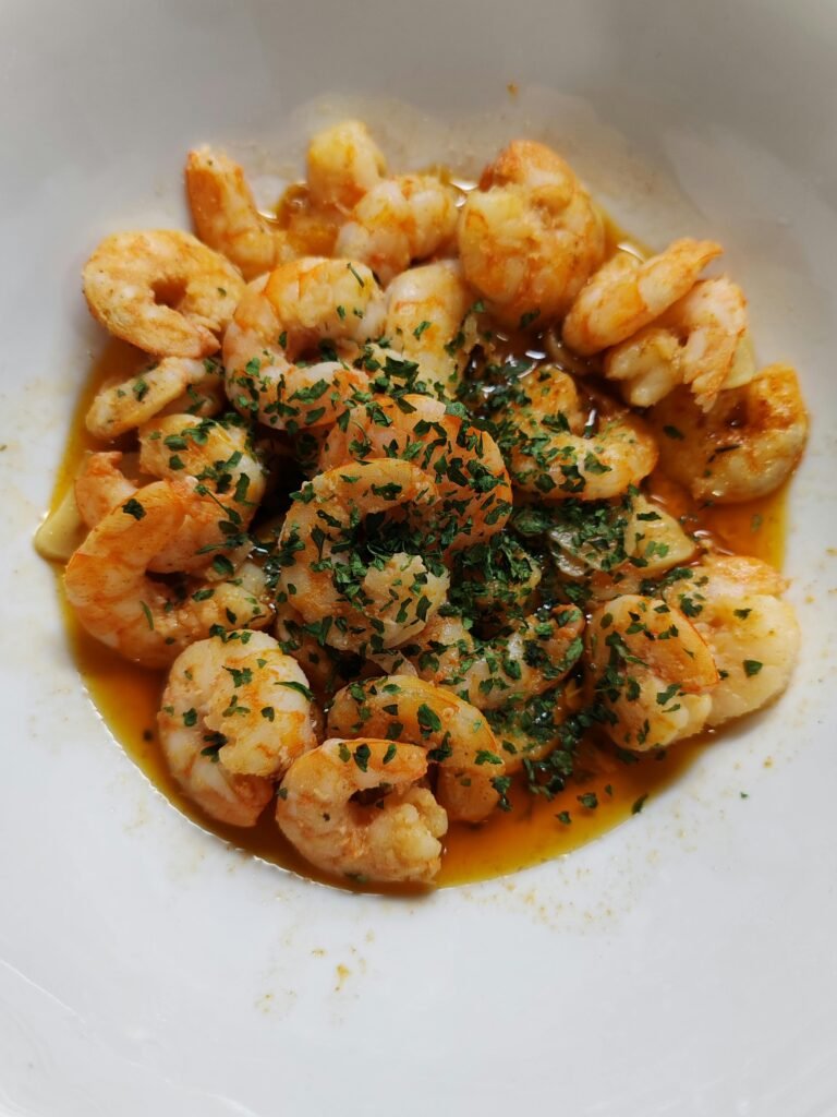 Spiced Shrimp & White Beans